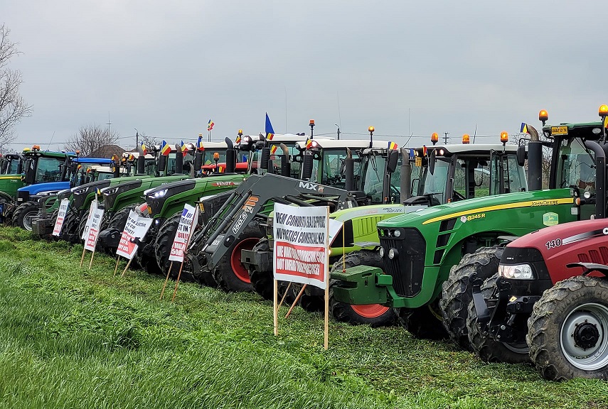 Protestul fermierilor români: bine organizat, fără derapaje anti-europene