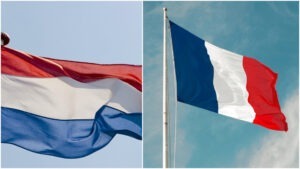 dutch france flag collage