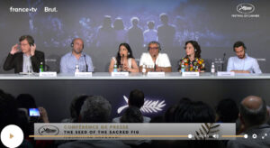 The Seed of the Sacred Fig, Festivalul de film de la Cannes, Anonimul, film
