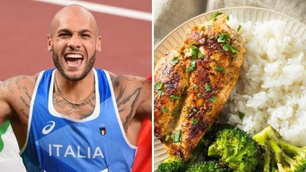 Marcell Jacobs, Italia, Olimpiada de la Paris, pui cu carne