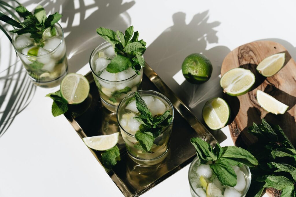 cocktail de weekend, virgin mojito