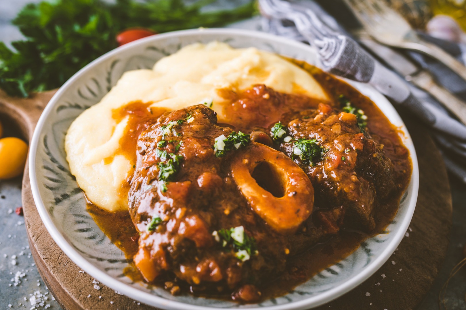 ossobuco alla milanese pranzul de duminica reteta cu carne rețeta italiana reteta italiana cu carne risotto alla milanese risotto cu sofran