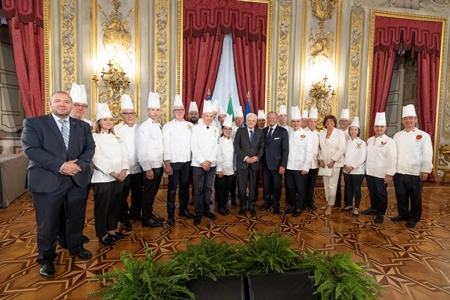 chefs de chefs bucatari prezidentiali reuniunea anuala Italia Palazzo Quirinale Sergio Mattarella