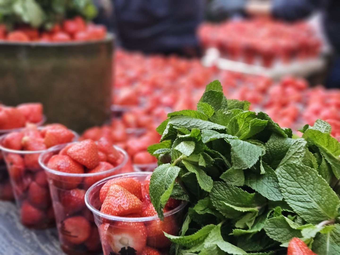 Căpșuni cu ciocolată, vândute în Borough Market, Londra / Sursa foto: G4Food