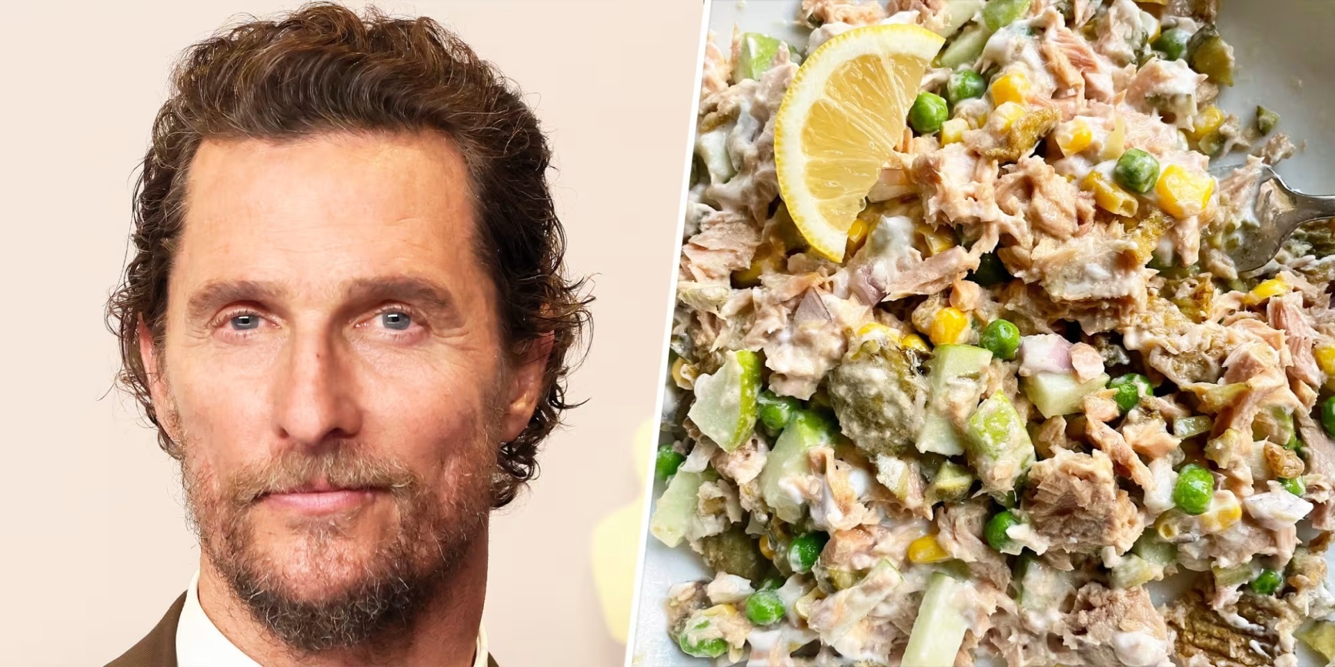 Salata de ton, rețeta celebră a actorului Mattehw McConaughey