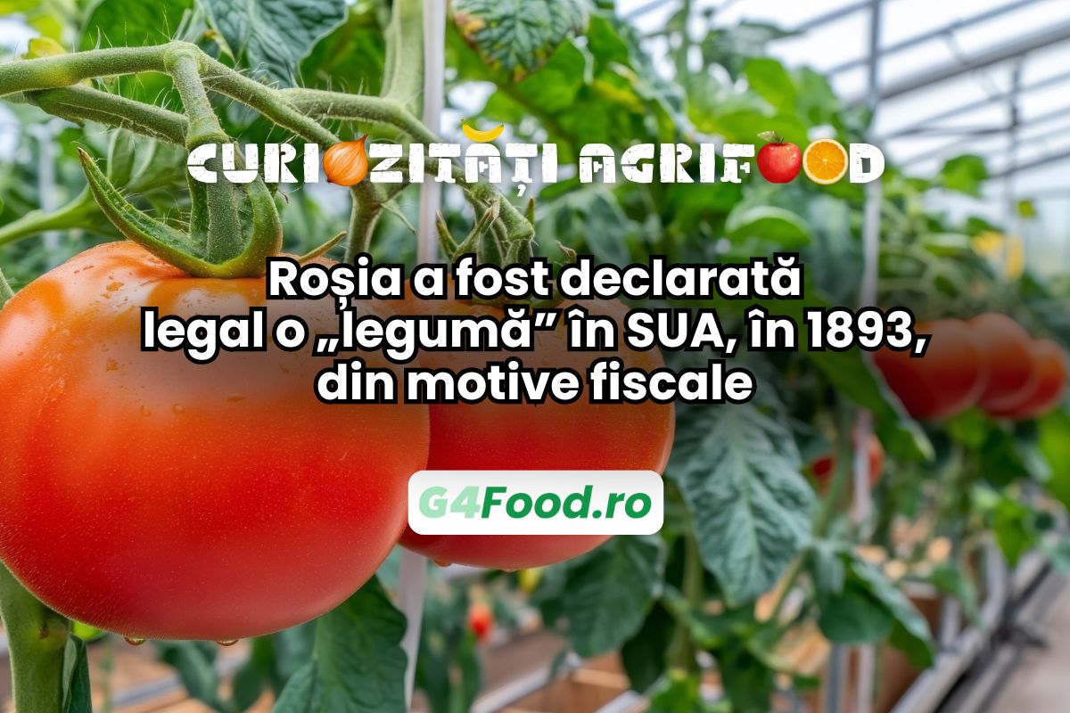 Roșia este declarată oficial legumă în SUA