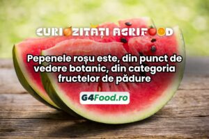 Pepenele roșu este din categoria fructelor de pădure