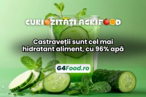 Castraveții sunt cei mai hidratanți dintre alimente