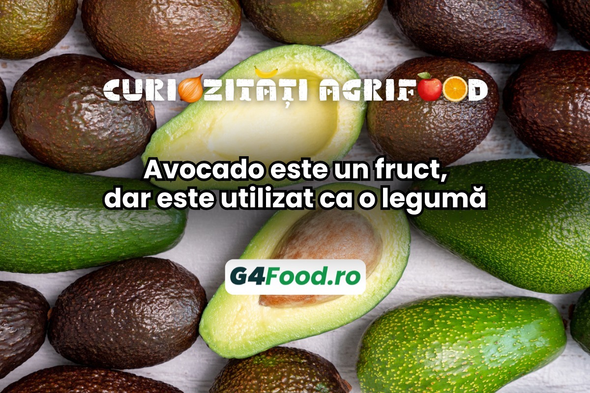 Avocado este un fruct, dar e tratat ca o legumă