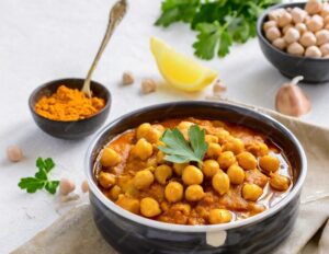 curry de naut reteta de curry indian curry de naut cu orez garam masala reteta de post rețeta de post reteta vegana