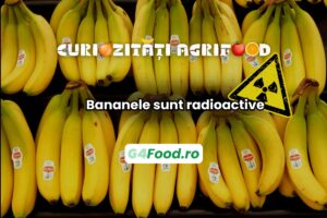 Bananele sunt radioactive teoretic, dar practic, nu sunt dăunătoare sănătății