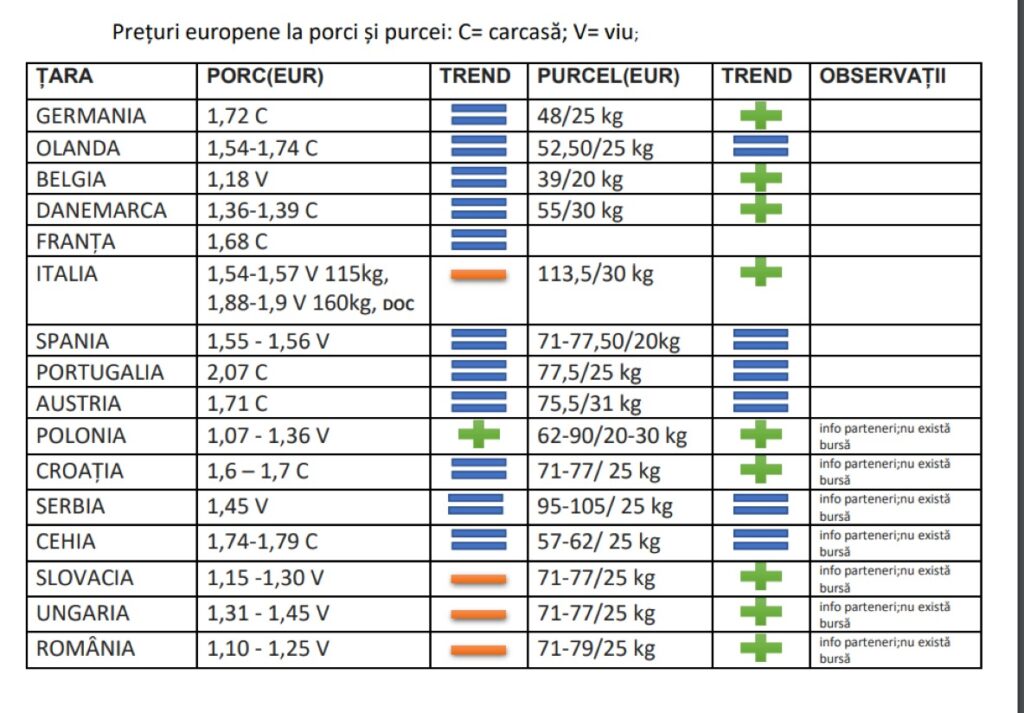 preturi porc 