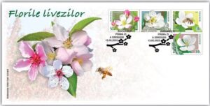 florile pomilor fructiferi intr-o noua emisiune de timbre Romfilatelia