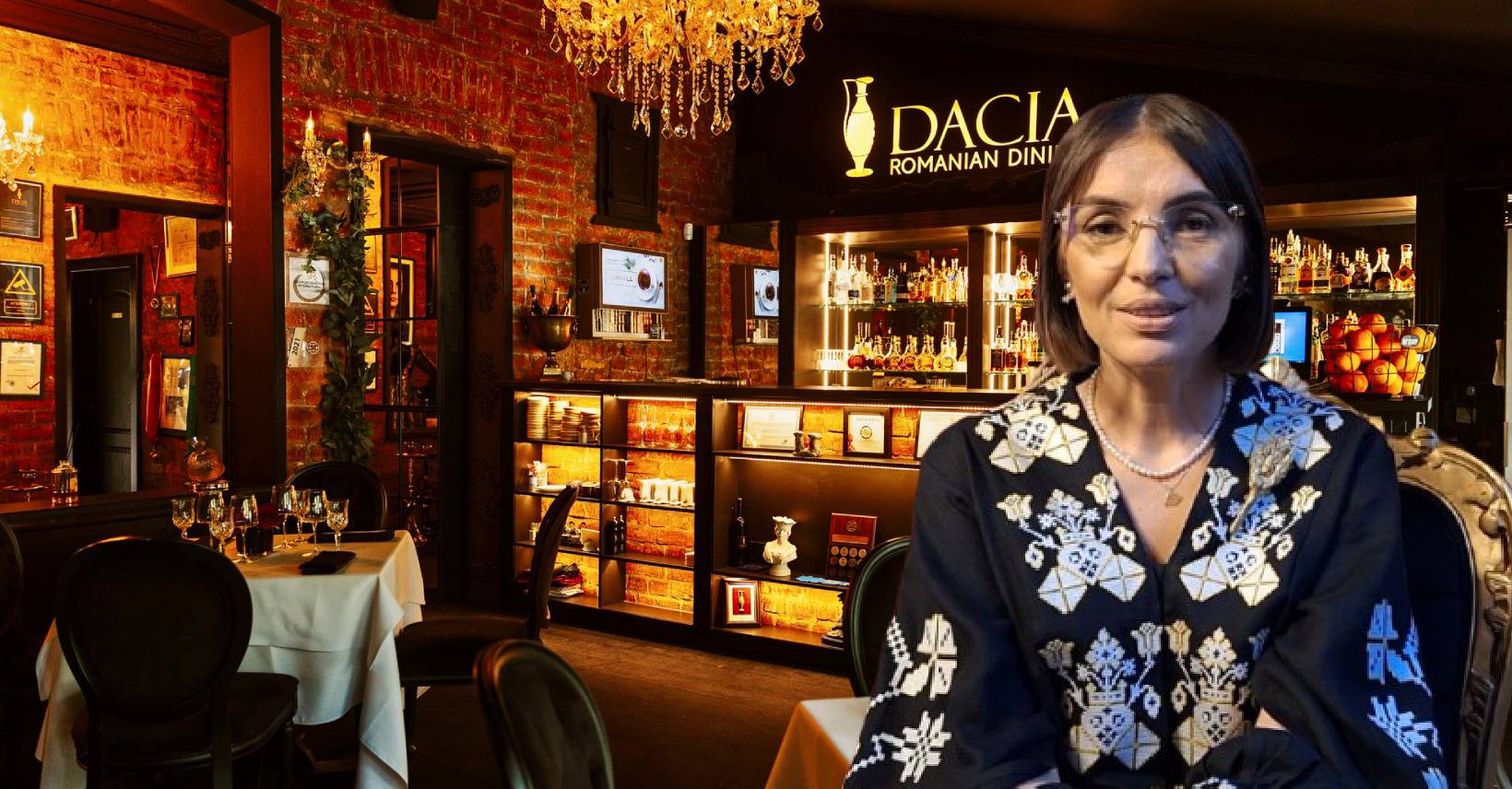 Ana Maria Mircea, fondatoarea restaurantului Dacia Romanian Dining