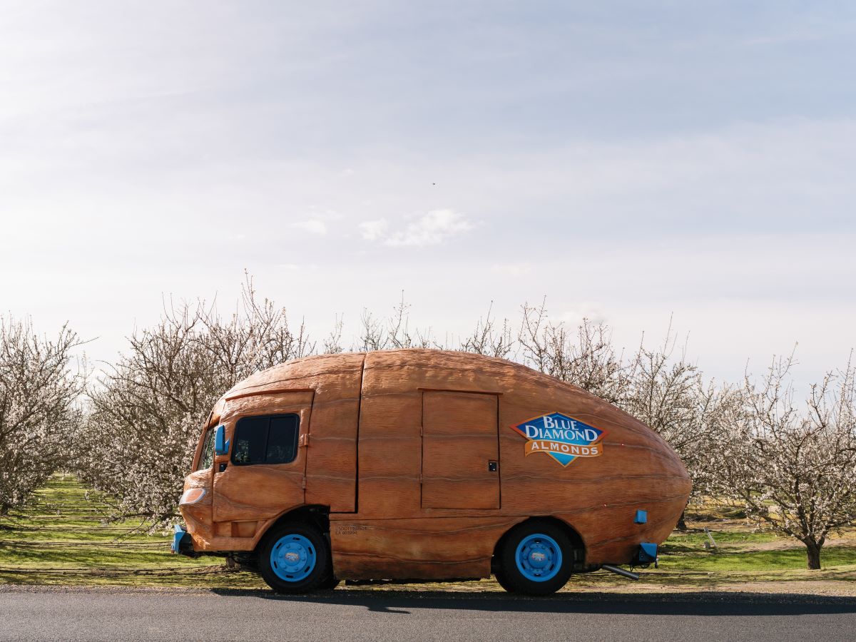 Nutty-Cruiser-la-drum-intr-o-migdala-uriasa-un-vehicul-promotional-de-forma-unei-migdale