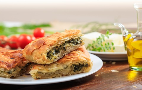 placinta cu branză feta si spanac