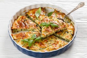 reteta gratin cu dovlecei si naut