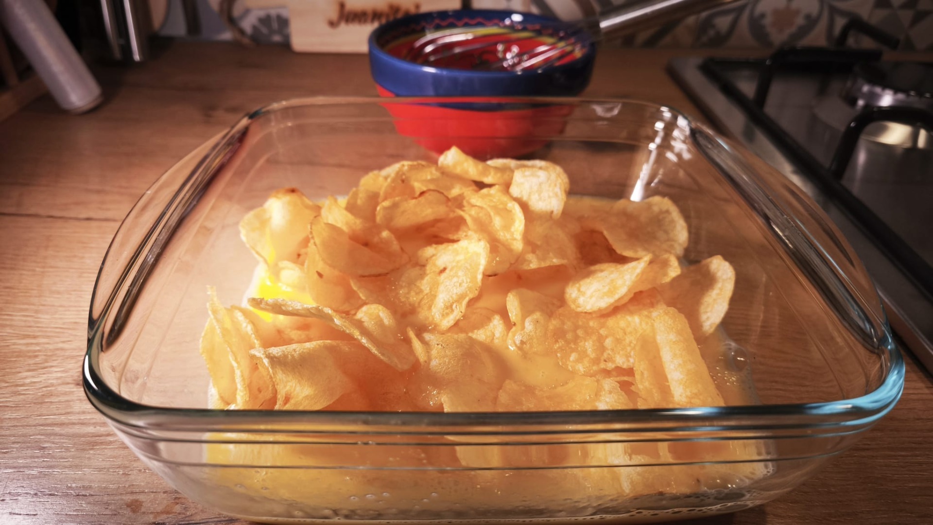 ompleta cu cartofi chips