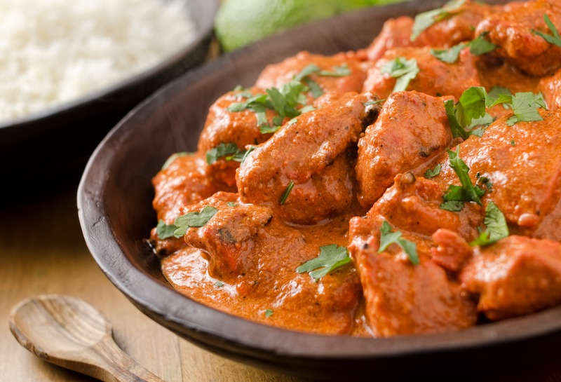 Pui cu curry si orez