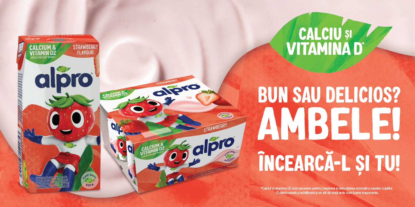 Iaurt alpro pentru copii