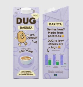lapte de cartofi DUG versiunea Barista