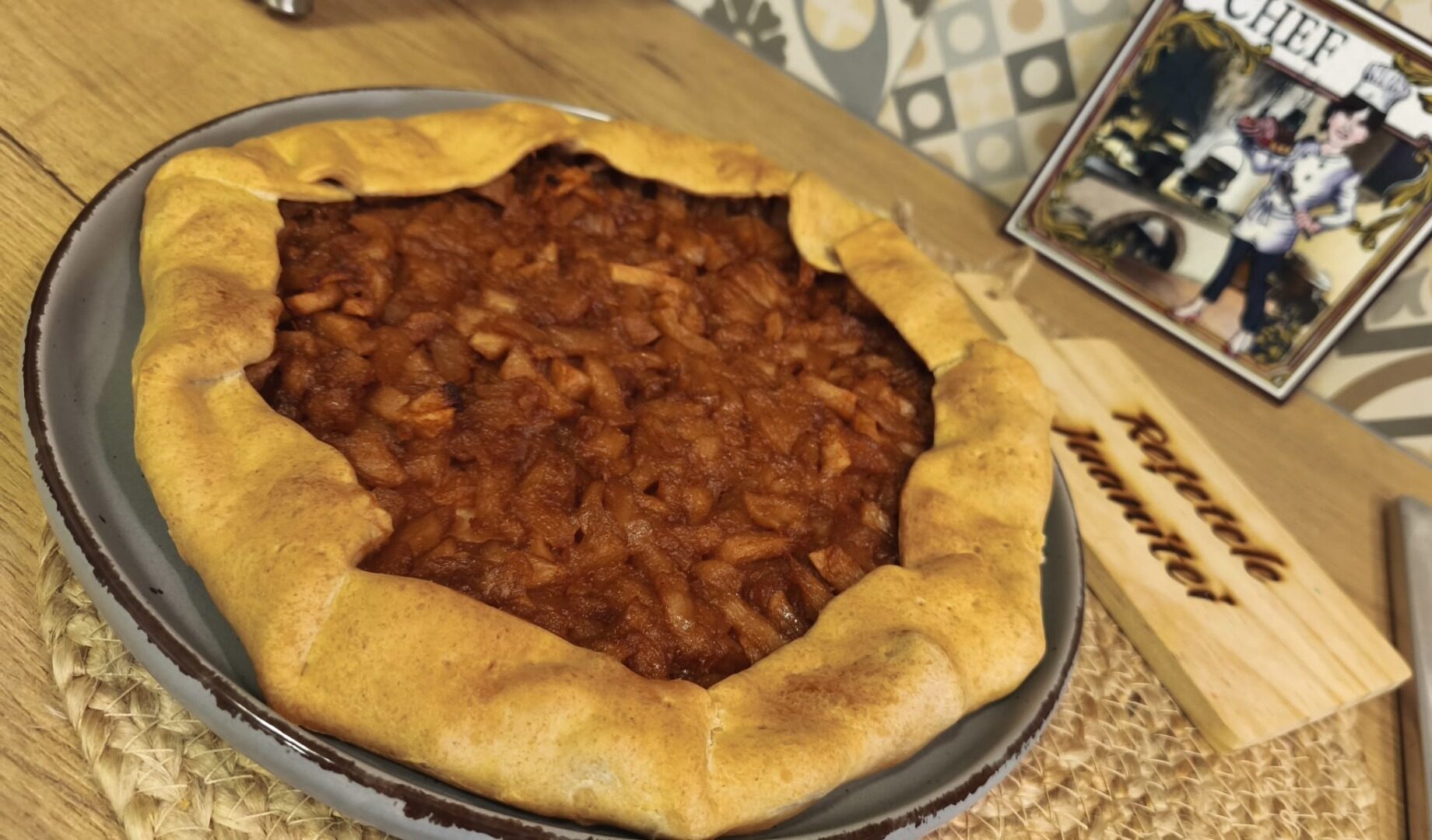 galette cu mere