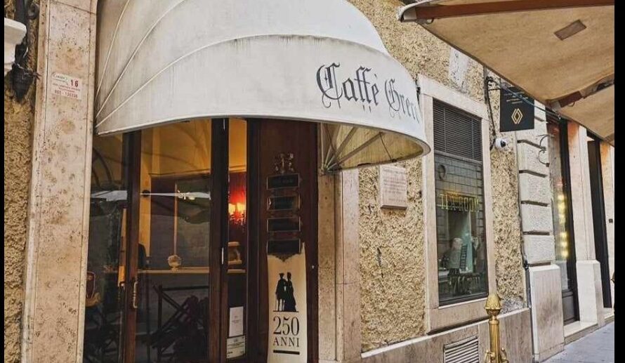Antico-Caffè-Greco-cafenea-roma-italia