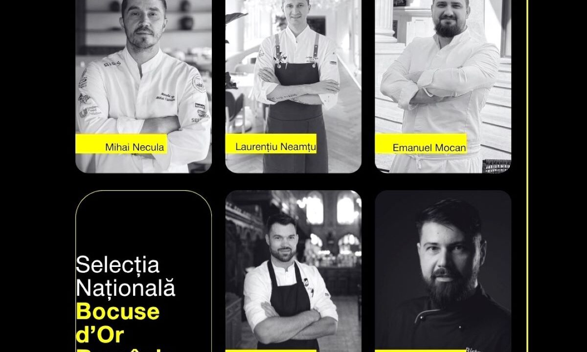 cinci echipe participa pe 27 noiembrie la selectia reprezentatului Romaniei la prestigioasa competitie Bocuse d’Or Europe
