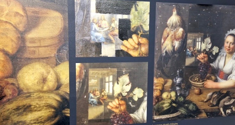 Scenă biblică, descoperită la restaurarea unui tablou vechi de patru secole