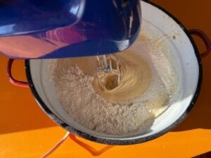 Ingredientele sunt mixate