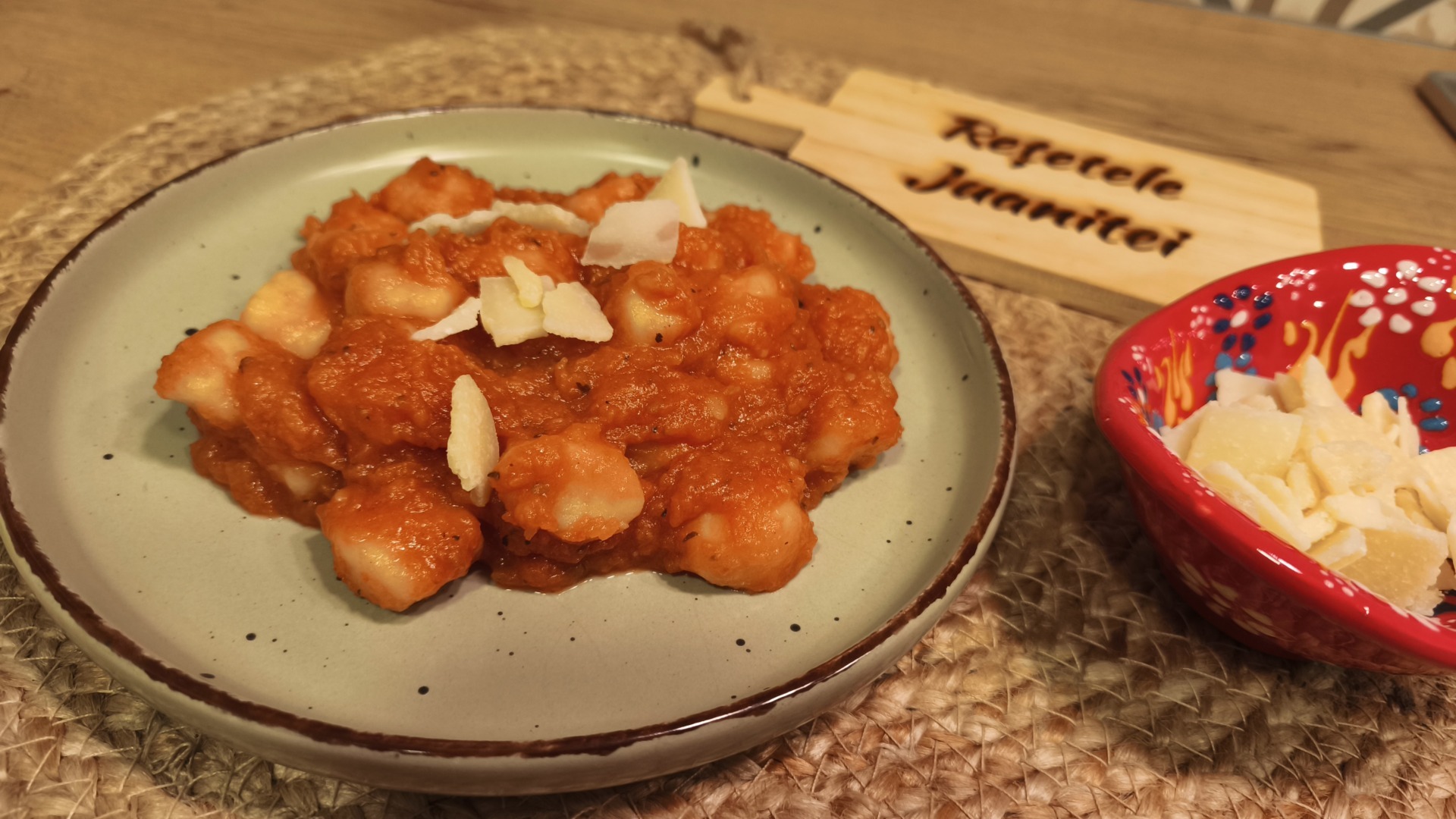 paste dovleac rosii smantana parmezan