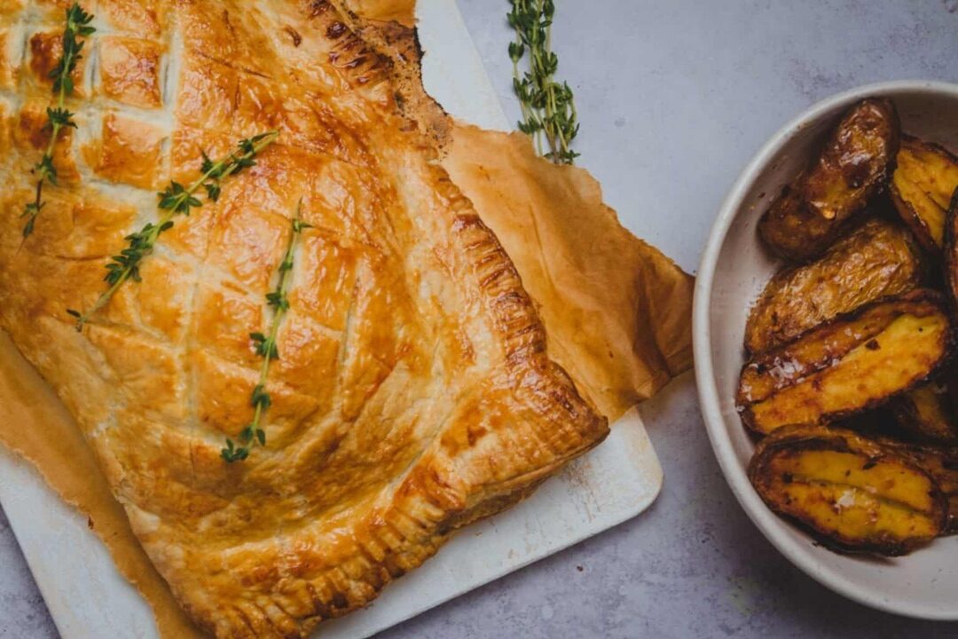 wellington vegetarian cu ciuperci