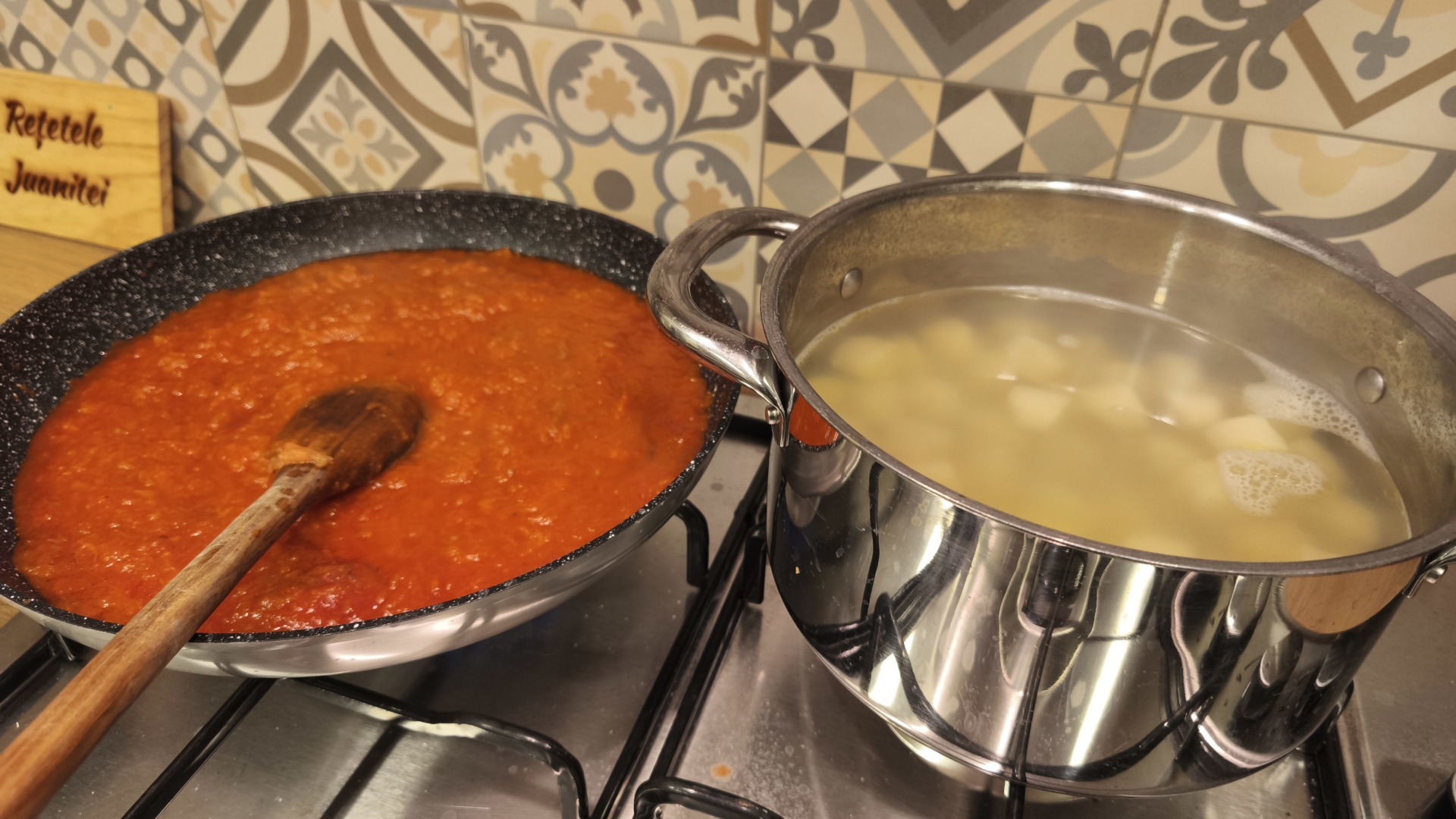 paste dovleac rosii smantana parmezan