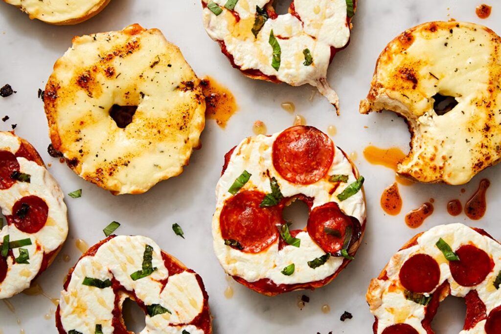 Pizza-bagels